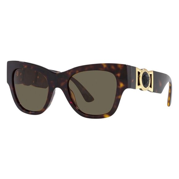 NEW VERSACE VE4415U 108/3 WOMEN SUNGLASSES VERSACE MOD 4415U 108/3 HAVANA - Picture 1 of 3